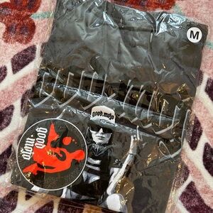 Black Graphic Short Sleeve Tee